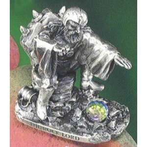   & Antiqued Crystal The Rock Lord Sculpture
