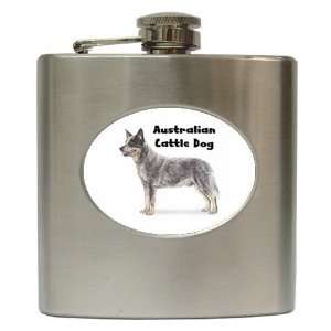 Australian Cattle Dog Hip Flask (6 oz) 
