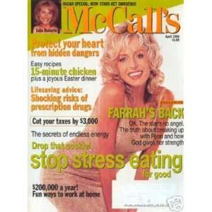    McCalls Magazine April 1998 Farrah Fawcett 