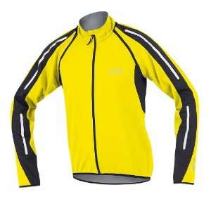  GORE BIKE WEAR PHANTOM PLUS JACKET MENS   LEMON & BLK, SZ 