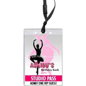 Ballerina Pink VIP Pass Invitation