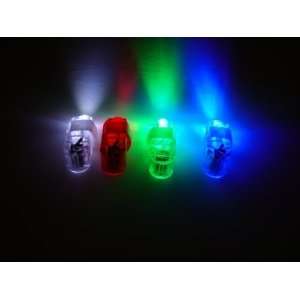  Pk Green Set of 4 Finger Led Lights   Party Lights / Laser 