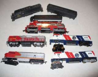   HO Scale Locomotives and Shells FOR PARTS FOR REPAIR 4 RUNNING  