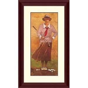  Vintage Lady Golfer