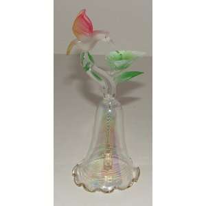  Art Glass Hummingbird Bell 