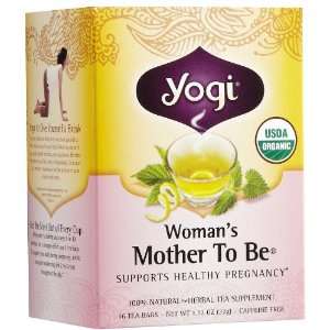 Yogi Tea WomanS Mother To Be, Herbal Supplement, Tea Bags, 16 ct, 3 
