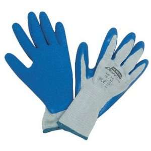 North Safety NF14/11XXL Durotask Gray Glove Cot/Poly Blue Rubber Palm 