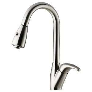 Vigo VG02017ST Stainless Steel Kitchen Faucets Single Handle Stainless 