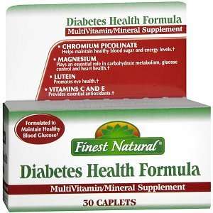  Finest Natural Diabetes Health Multivitamin Capsules, 30 