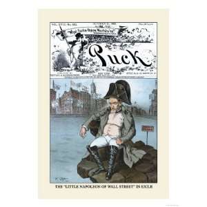  Puck Magazine The Little Napoleon of Wall Street in Exile 