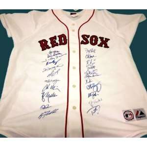  2004 Boston Red Sox Autographed / Signed Baseball Jersey 