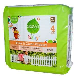 Seventh Generation 7 Gen Diapers Stage 4 Grocery & Gourmet Food