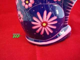   Lifelike Folk Art/ MEXICO Pottery Vivrant Hand Painted Colors  