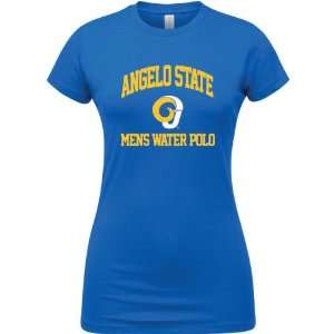  Angelo State Rams Royal Blue Womens Mens Water Polo Arch 