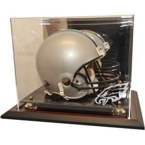  Philadelphia Eagles Zenith Helmet Display, Mahogany 