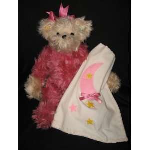  Annette Funicello 13 Plush Pink & White Baby Bear with 