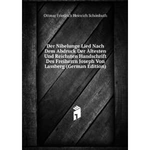   Joseph Von Lassberg (German Edition) Ottmar Friedrich Heinrich SchÃ