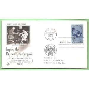  Postage US FDC 1960 Employ The Handicapped NY Everything 