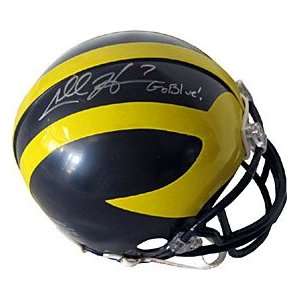 com Chad Henne Go Blue Autographed / Signed University of Michigan 