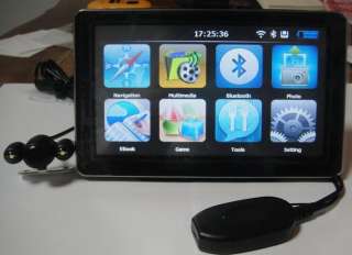 HD GPS Navigation Bluetooth AV IN Night Version Wireless Rear 
