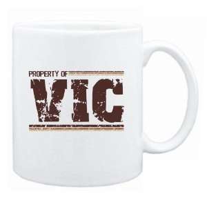  New  Property Of Vic Retro  Mug Name