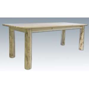   Montana Woodworks 4   Post Dining Table Lacquered Furniture & Decor