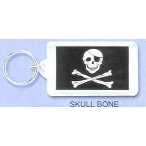    Skull and Crossbones   Plastic Key Rings Patio, Lawn & Garden