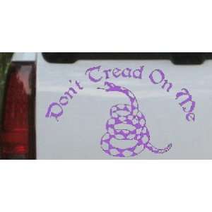 Purple 32in X 19.7in    Gadsden Flag Dont Tread On Me Military Car 