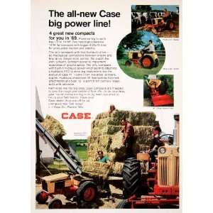   Blade Compact Hay Bale Farming   Original Print Ad