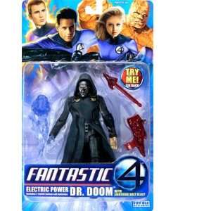   Four The Movie  Electric Power Dr. Doom Action Figure Toys & Games