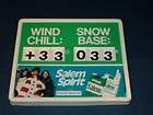 Vintage Salem Spirit Cigarette Skiing Advertisement items in SDS 