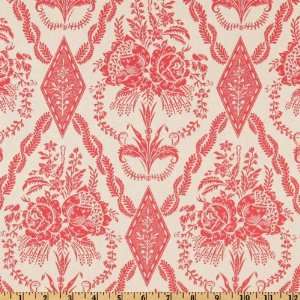 44 Wide Moda Maison de Garance Primavere Oyster/Red Fabric By The 