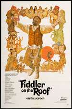 Fiddler on the Roof 1972 Original Movie Poster 1 Sheet  