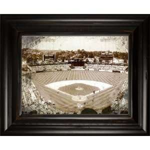 Dodgers Stadium 38x31 Double Frame   Framed Legacy Art