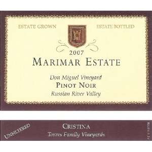  Marimar Estate Don Miguel Vineyard Cristina Pinot Noir 