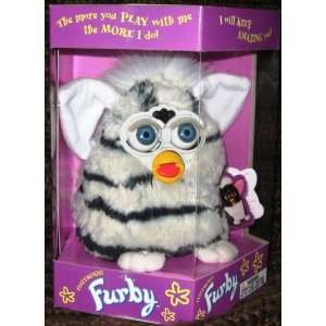   Furby Model 70 800 Grey + Black Tiger Electronic Furbie Toys & Games