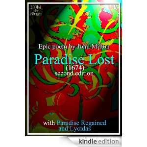   poem by John Milton Paradise Lost with Paradise Regained and Lycidas