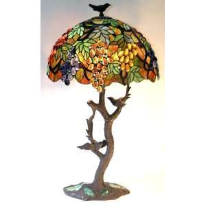    style Tropical Tree Table Lamp 20 Oval Shade