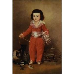 Don Manuel Osorio de Zuniga by Francisco de Goya, 17 x 20 Fine Art 