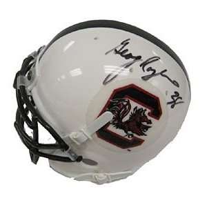  George Rogers Autographed/Signed Mini Helmet Sports 