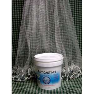 Mako Bait Cast Net 3/8 Square Mesh, 4 Ft. CBT S4  Sports 