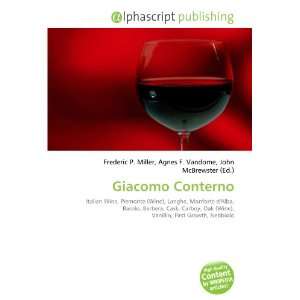  Giacomo Conterno (9786133953826) Books