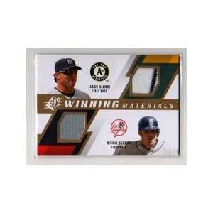 2009 Upper Deck SPX Jason Giambi and Richie Sexson Dual Game Used 