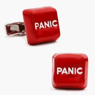 Panic Button Cufflinks