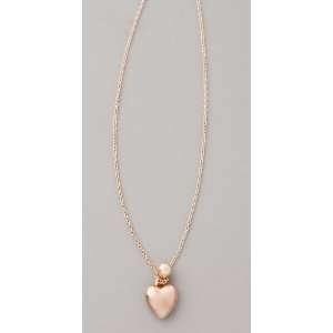  ginette_ny Little Puffy Heart & Bead Necklace Jewelry