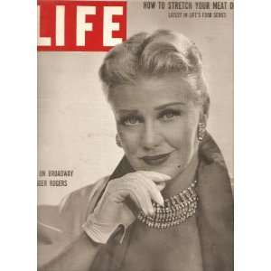 November 5, 1951   Ginger Rogers Cover   Back on Broadway Ginger 