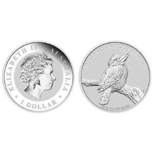   2010 1 oz .999 silver Kookaburra Australian Australia 