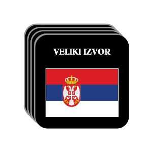  Serbia   VELIKI IZVOR Set of 4 Mini Mousepad Coasters 