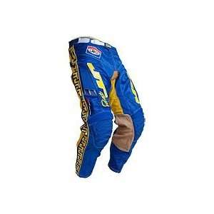    JT RACING CLASSICK ALS MX PANTS (28) (BLUE/YELLOW) Automotive