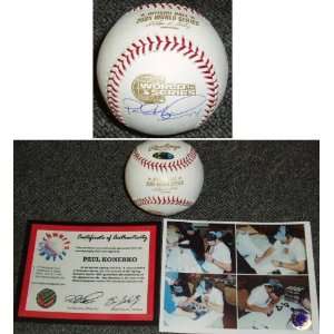 Paul Konerko Signed 2005 World Series Baseball